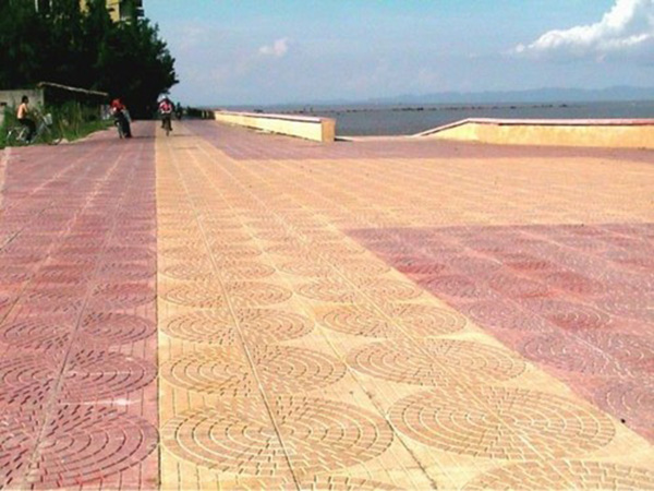 gạch lát vỉa hè terrazzo