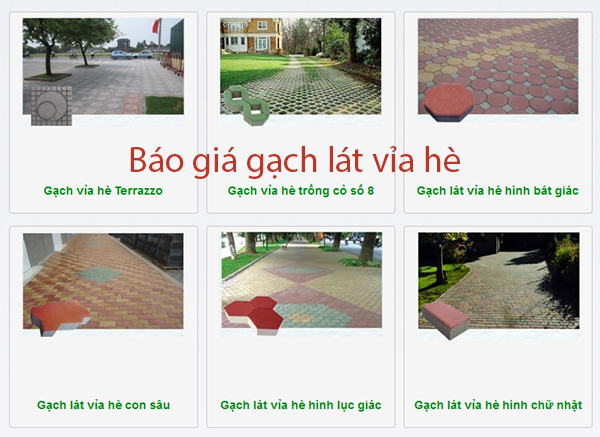 gạch vỉa hè quận 1